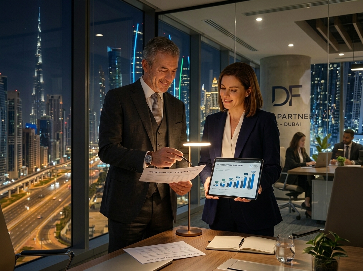 Chartered Financial Team Reviewing IFRS Accounts